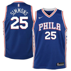 Ben Simmons Philadelphia 76ers Youth Jersey Blue - Icon Edition 2018/2019