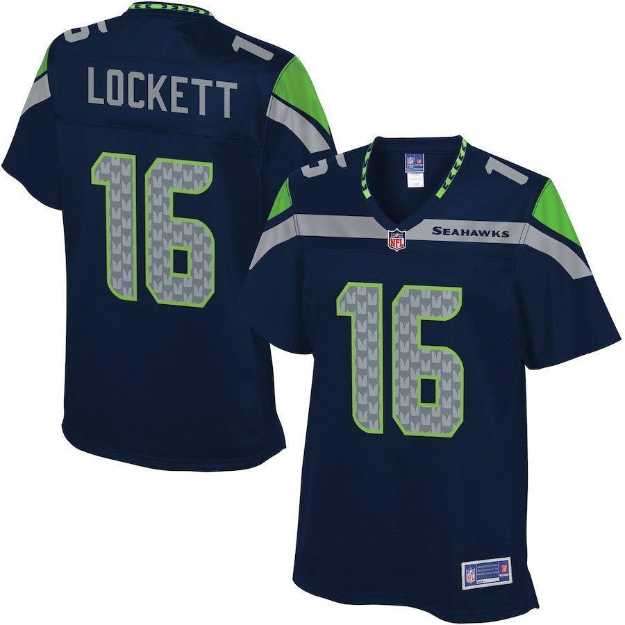 Pro Line Women's Seattle Seahawks Tyler Lockett Team Color Jersey 2018/2019