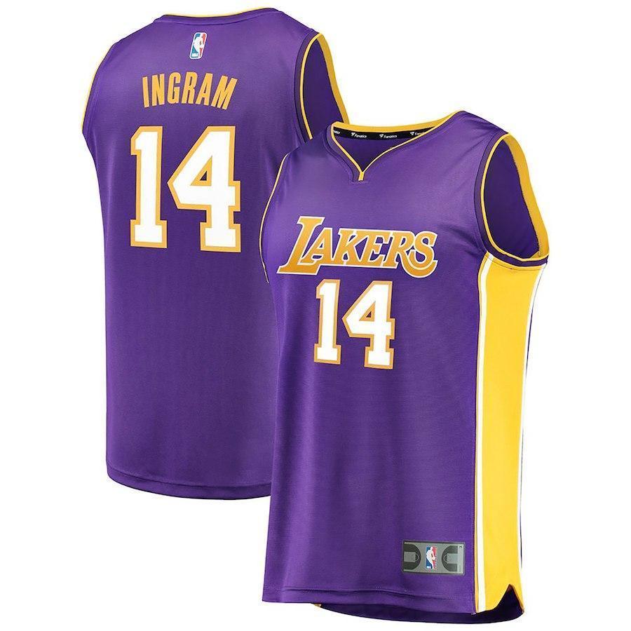 Brandon Ingram Los Angeles Lakers Branded Youth Fast Break Jersey Purple - Statement Edition 2018/2019