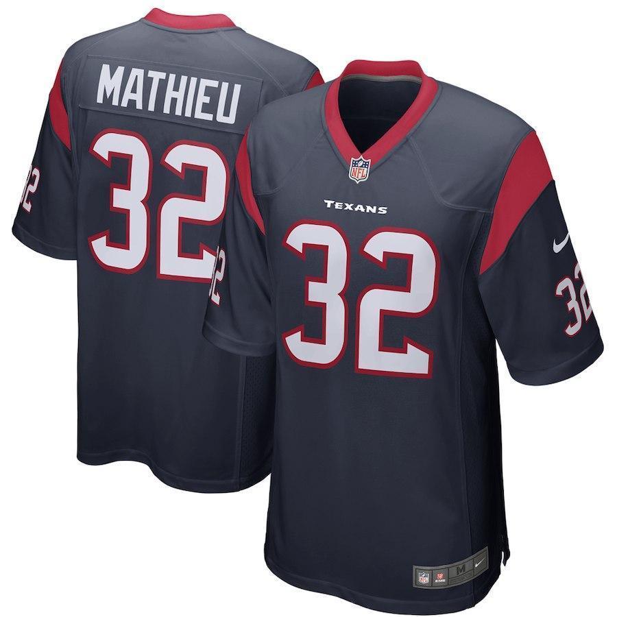 Tyrann Mathieu Houston Texans Game Jersey - Navy