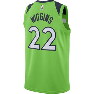 Andrew Wiggins Minnesota Timberwolves Green Swingman Jersey 2018 - 2019