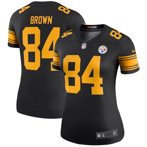 Antonio Brown Pittsburgh Steelers Women's Color Rush Legend Jersey - Black 2018/2019