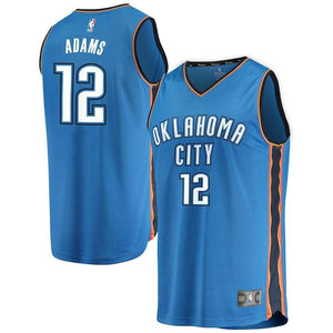 Steven Adams Oklahoma City Thunder Branded Youth Fast Break Jersey Blue - Icon Edition 2018/2019