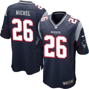 Sony Michel New England Patriots Draft First Round Pick #2 Game Jersey – Navy 2018/2019