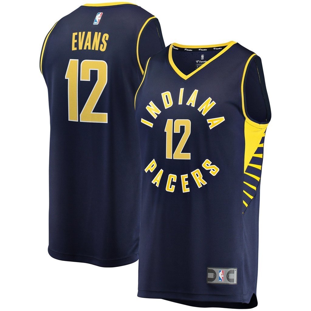 Tyreke Evans Indiana Pacers Navy Swingman Jersey 2018 - 2019