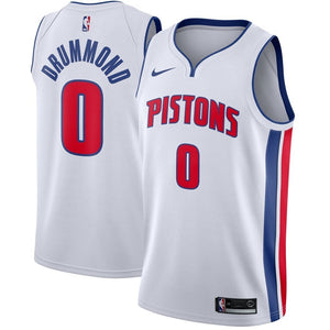 Andre Drummond Detroit Pistons White Swingman Jersey 2018 - 2019