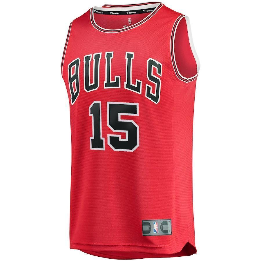 Chandler Hutchison Chicago Bulls Branded 2018 NBA Draft First Round Pick Fast Break Jersey Red – Icon Edition