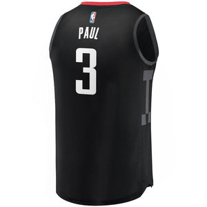 Chris Paul Houston Rockets Branded Youth Fast Break Jersey Black - Statement Edition 2018/2019