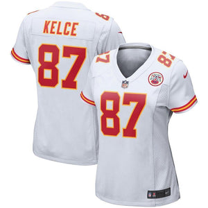 Travis Kelce Kansas City Chiefs Women's Player Game Jersey - White