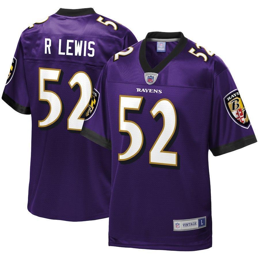 Ray Lewis Baltimore Ravens Pro Line Retired Player Jersey – Purple 2018/2019