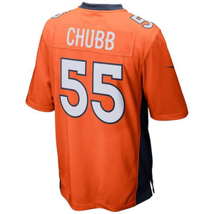 Bradley Chubb Denver Broncos 2018 NFL Draft First Round Pick Game Jersey  Orange