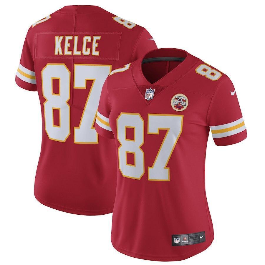 Travis Kelce Kansas City Chiefs Women's Vapor Untouchable Limited Jersey - Red