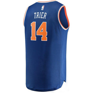 Allonzo Trier New York Knicks Branded Fast Break Jersey - Icon Edition - Blue