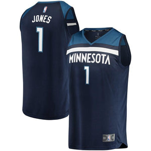Tyus Jones Minnesota Timberwolves Branded Youth Fast Break Road Jersey Navy - Icon Edition 2018/2019