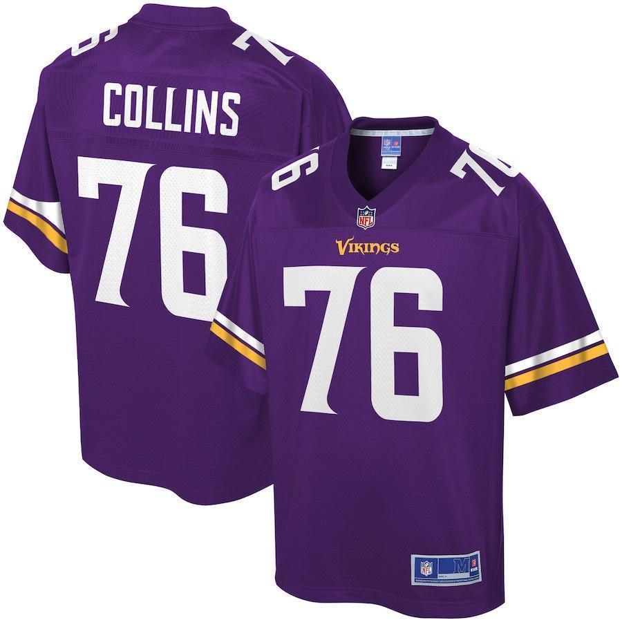 Aviante Collins Minnesota Vikings Pro Line Team Color Player Jersey – Purple 2018/2019