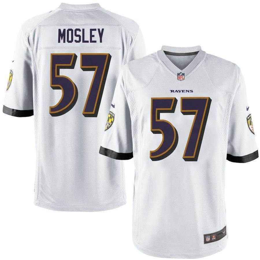 C.J. Mosley Baltimore Ravens Game Jersey - White 2018/2019