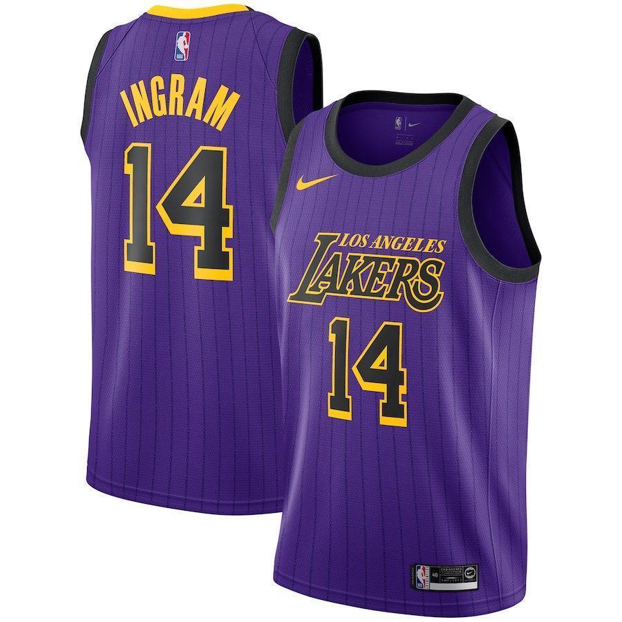 Brandon Ingram Los Angeles Lakers Youth Jersey – City Edition – Purple 2018/2019