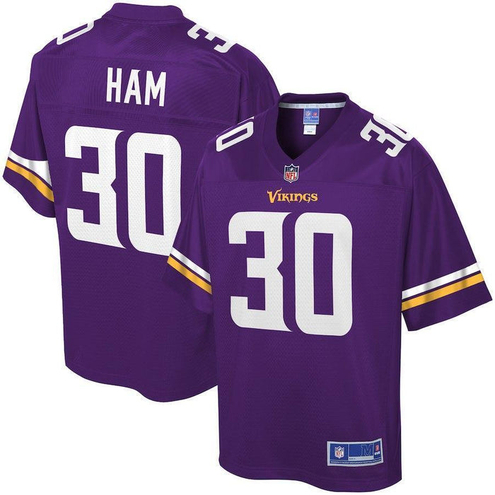 C.J. Ham Minnesota Vikings Pro Line Team Color Player Jersey – Purple 2018/2019