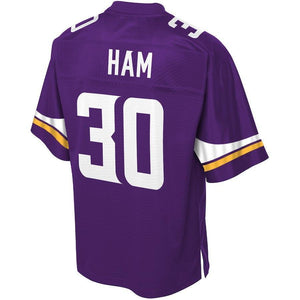 C.J. Ham Minnesota Vikings Pro Line Team Color Player Jersey – Purple 2018/2019