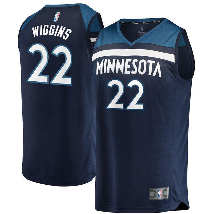 Andrew Wiggins Minnesota Timberwolves Branded Youth Fast Break Jersey Blue - Icon Edition 2018/2019