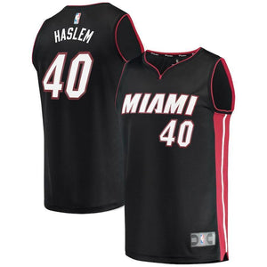 Udonis Haslem Miami Heat Branded Fast Break Player Jersey - Icon Edition – Black
