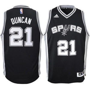 Tim Duncan San Antonio Spurs Youth Basketball Jersey - Black 2018/2019