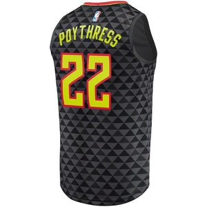 Alex Poythress Atlanta Hawks Branded Fast Break Jersey - Icon Edition - Black