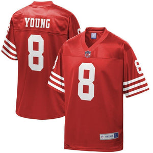 Steve Young San Francisco 49ers Pro Line Retired Player Jersey – Scarlet 2018/2019