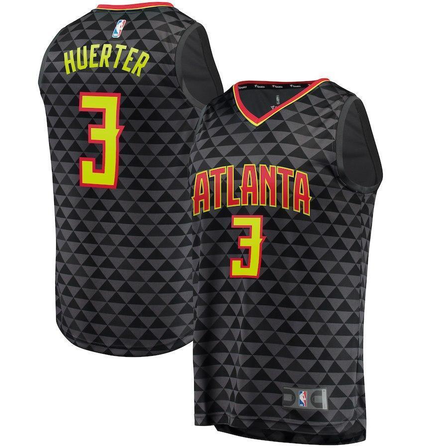 Kevin Huerter Atlanta Hawks Branded Fast Break Jersey Icon Edition Black