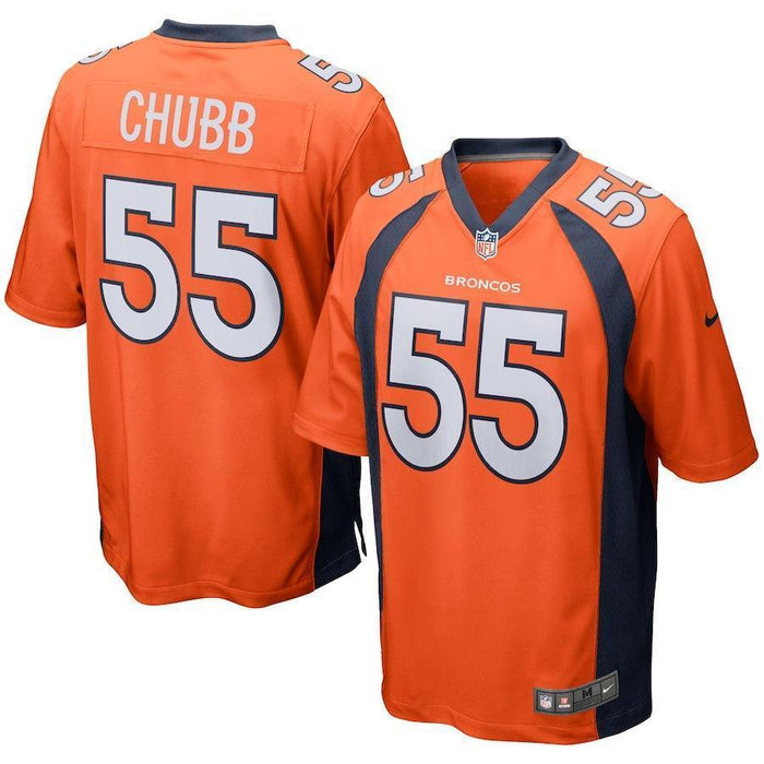 Bradley Chubb Denver Broncos 2018 NFL Draft First Round Pick Game Jersey  Orange