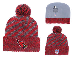 Men's Arizona Cardinals Cardinal New Era 2018 NFL Knit Beanie Hat