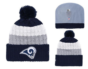 Men's St. Louis Rams New Era 2018 NFL Knit Beanie Hat
