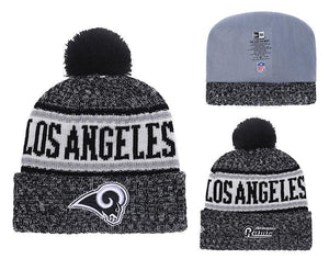 Men's St. Louis Rams New Era 2018 NFL Knit Beanie Hat