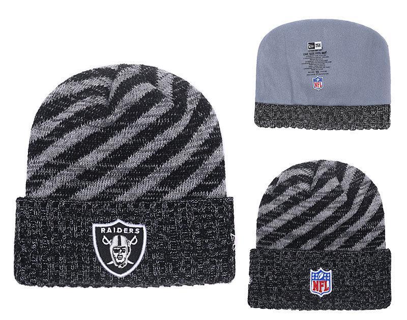 Men's Oakland Raiders New Era 2018 NFL Knit Beanie Hat