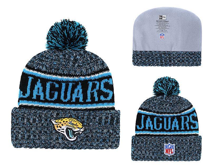 Men's Jacksonville Jaguars New Era 2018 NFL Knit Beanie Hat