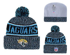 Men's Jacksonville Jaguars New Era 2018 NFL Knit Beanie Hat