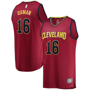 Cedi Osman Cleveland Cavaliers Branded Fast Break Player Jersey - Icon Edition – Wine