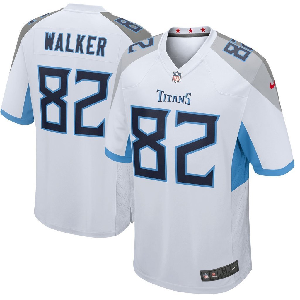 Tennessee Titans Delanie Walker Nike White Jersey 2018 - 2019