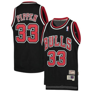 Scottie Pippen Chicago Bulls Mitchell & Ness Youth Hardwood Classics Jersey – Black 2018/2019