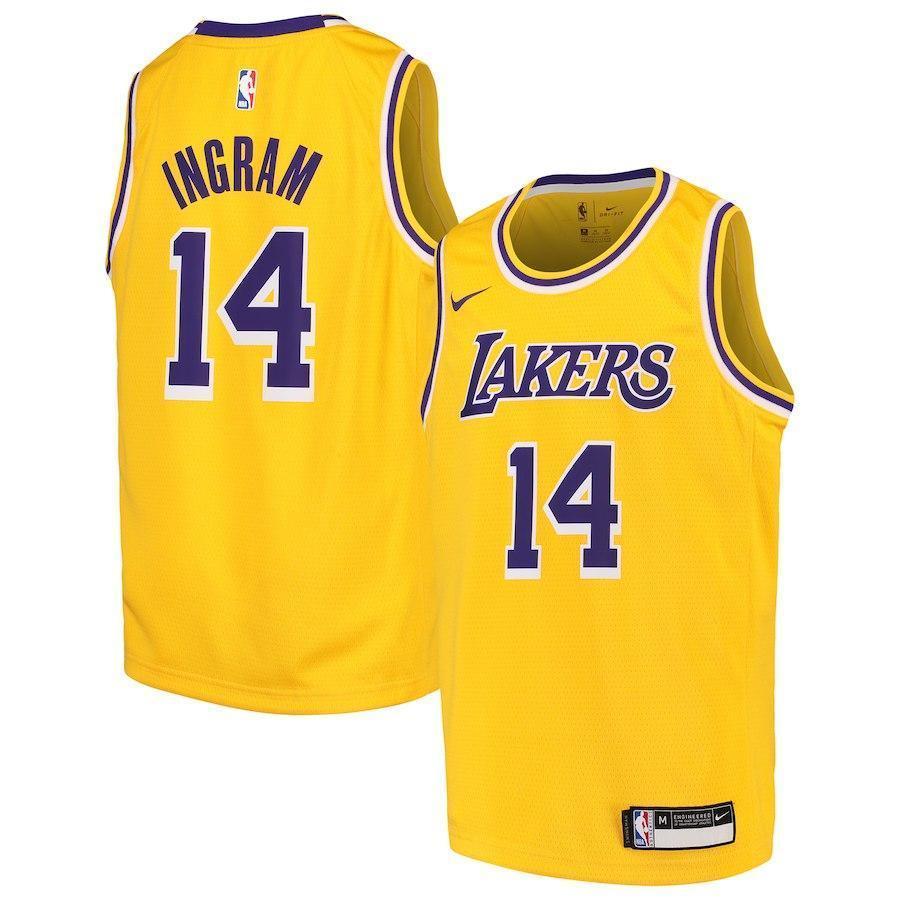 Brandon Ingram Los Angeles Lakers Youth Jersey – Icon Edition – Gold 2018/2019