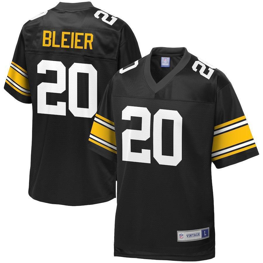 Rocky Bleier Pittsburgh Steelers Pro Line Retired Player Jersey – Black 2018/2019