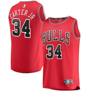 Wendell Carter Jr. Chicago Bulls Branded Youth Fast Break Jersey Red - Icon Edition 2018/2019