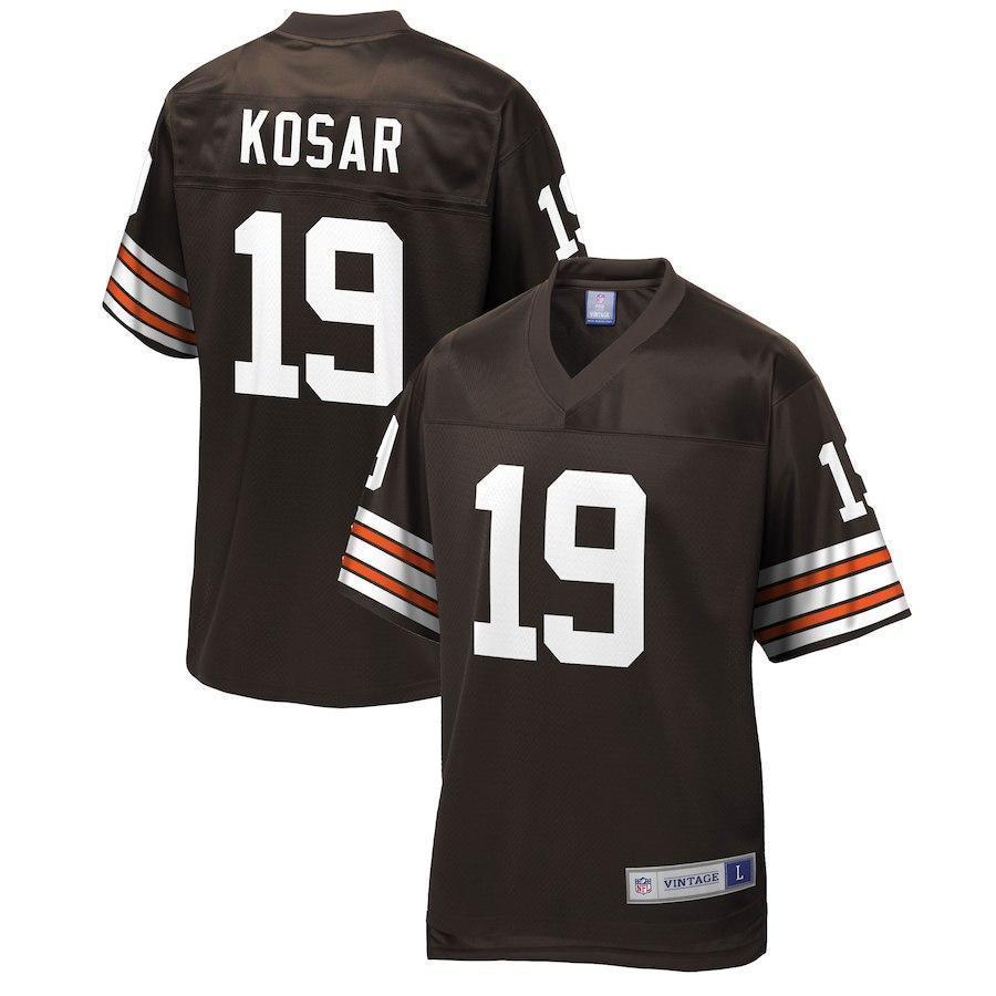 Bernie Kosar Cleveland Browns Pro Line Retired Player Jersey - Brown 2018/2019