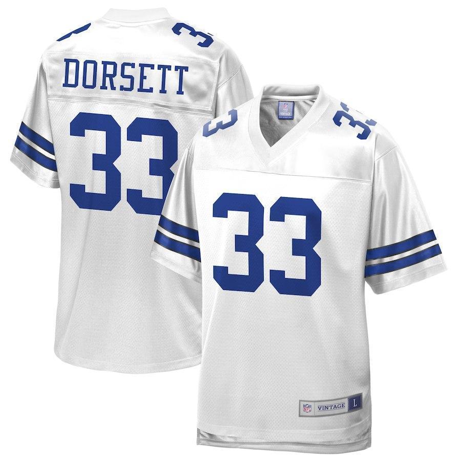 Tony Dorsett Dallas Cowboys Pro Line Retired Team Player Jersey – White 2018/2019