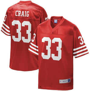 Roger Craig San Francisco 49ers Pro Line Retired Player Jersey – Scarlet 2018/2019