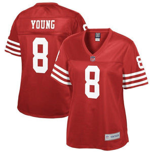Steve Young San Francisco 49ers Pro Line Women's Retired Player Jersey – Scarlet 2018/2019