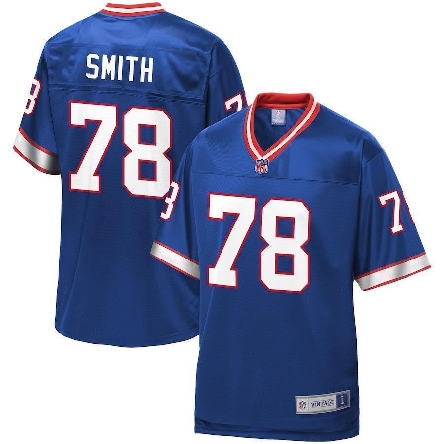 Bruce Smith Buffalo Bills Pro Line Retired Player Jersey - Royal 2018/2019