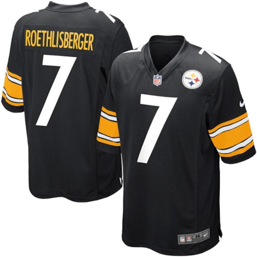 Ben Roethlisberger Pittsburgh Steelers Game Jersey - Black 2018/2019