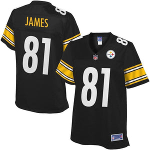 Women's Pittsburgh Steelers Jesse James Pro Line Team Color Jersey 2018/2019