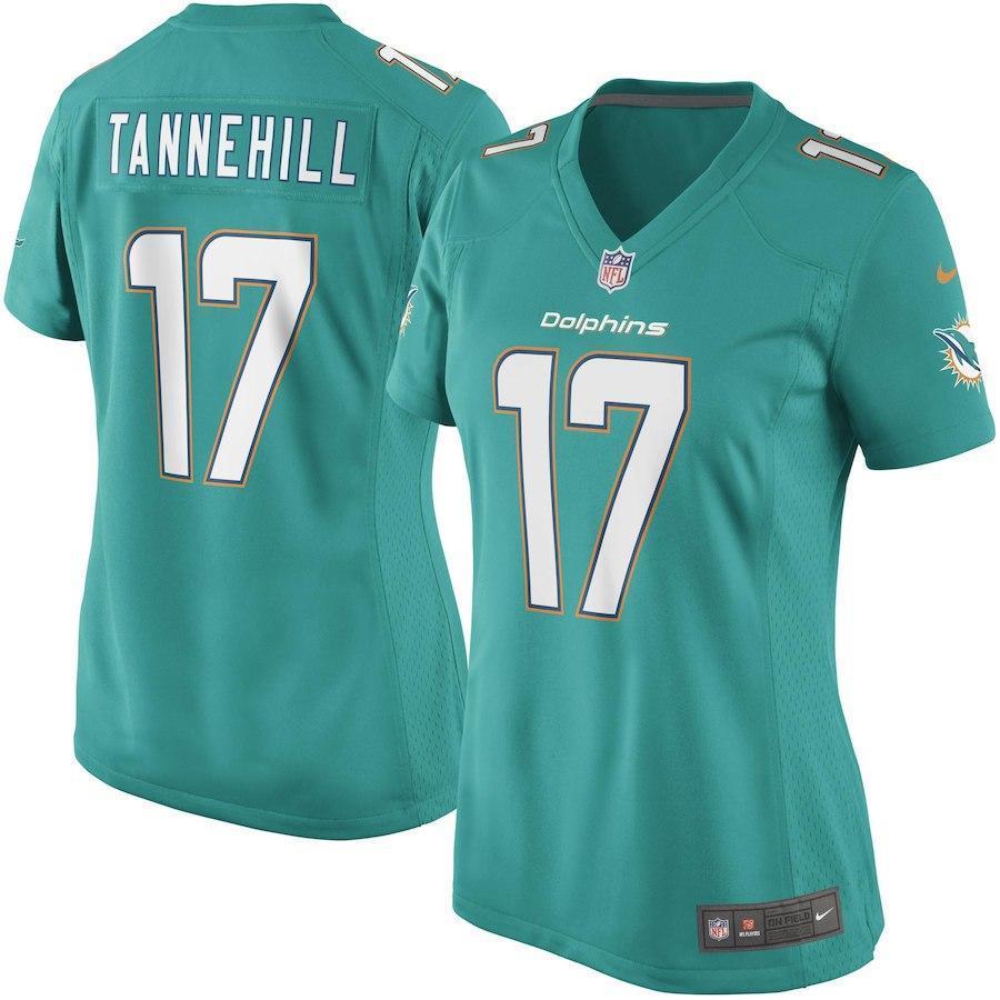 Ryan Tannehill Miami Dolphins Women's Game Jersey - Aqua 2018/2019